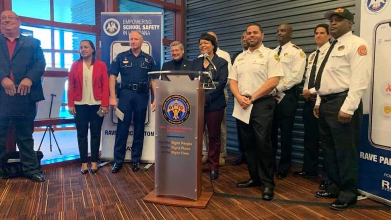 Orleans Parish Communication District, City of New Orleans and Louisiana State Police  Partner with Orleans Parish Schools to Launch Rave Panic Button Technology