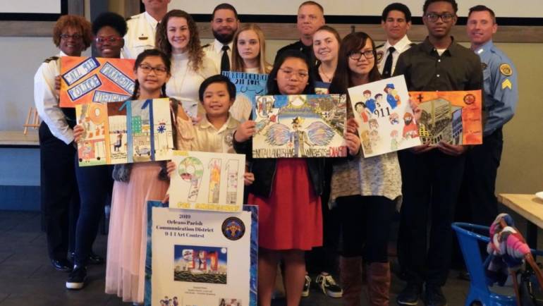 Orleans Parish Communication District Announces 2019 9-1-1 Art Contest Award Winners