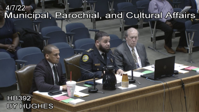 Executive Director Tyrell Morris Travels to Baton Rouge for Hearing of House Bill 392, that Would Classify 9-1-1 Professionals in Louisiana as First Responders